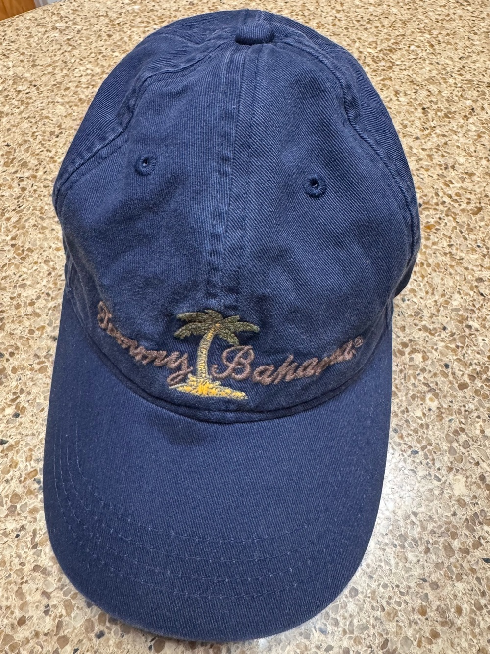 Tommy Bahama Navy Blue Palm Logo Baseball Hat